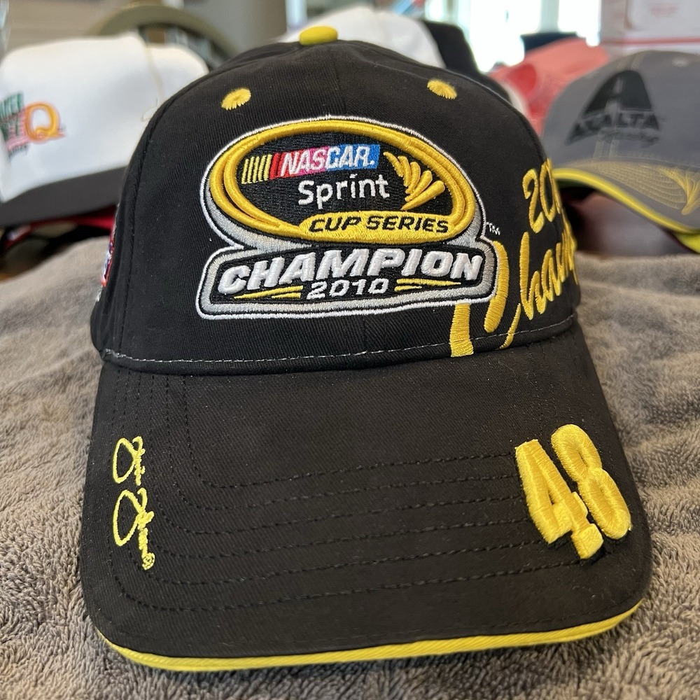 Nascar 2010 Champion Jimmie Johnson‎ #48 Lowe's Team Racing Baseball Cap Hat